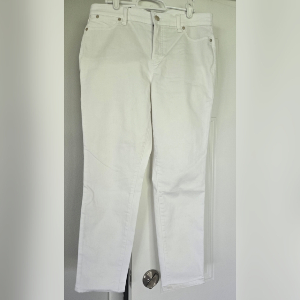 Talbots White Denim Pants